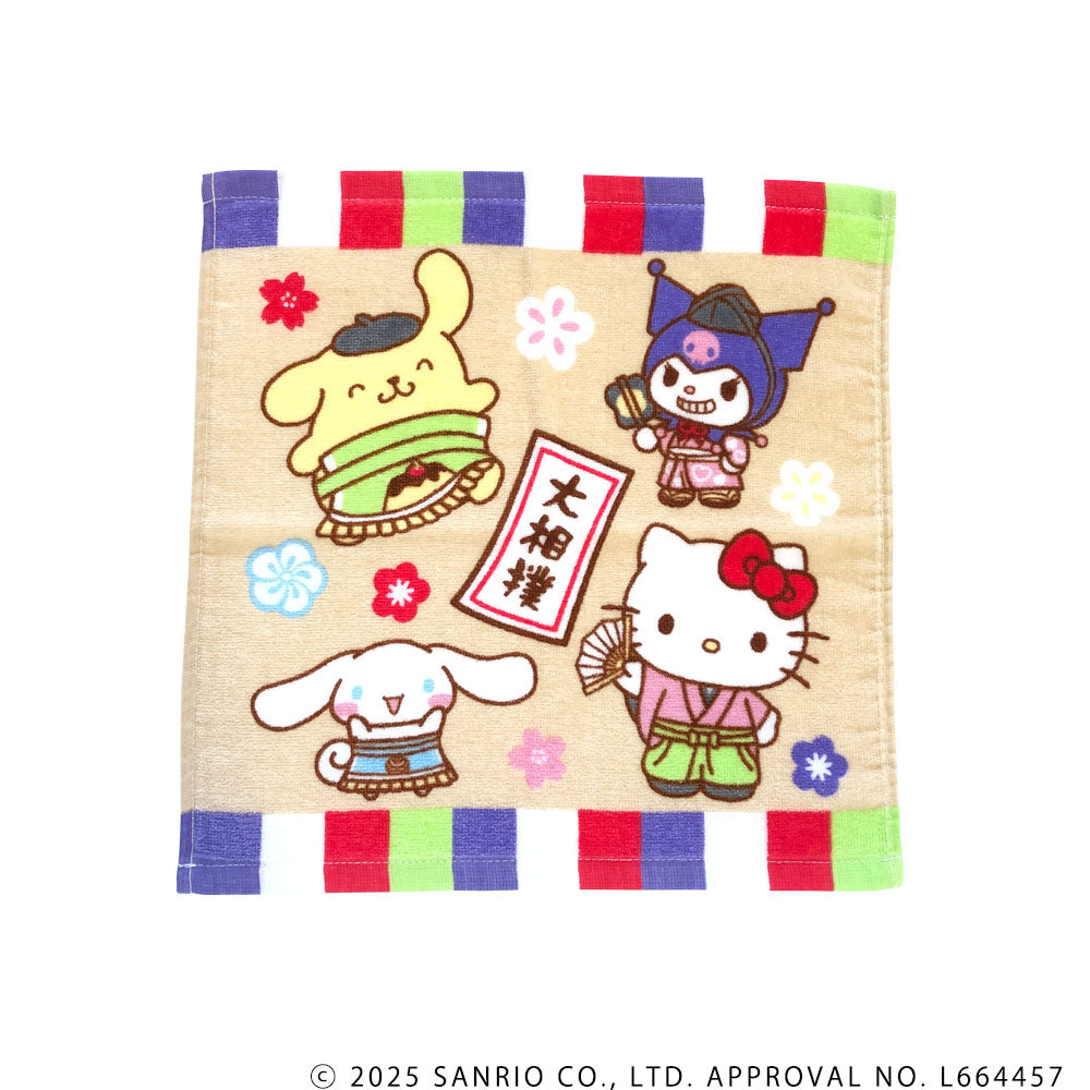 Grand Sumo x Sanrio Characters Hand Towel