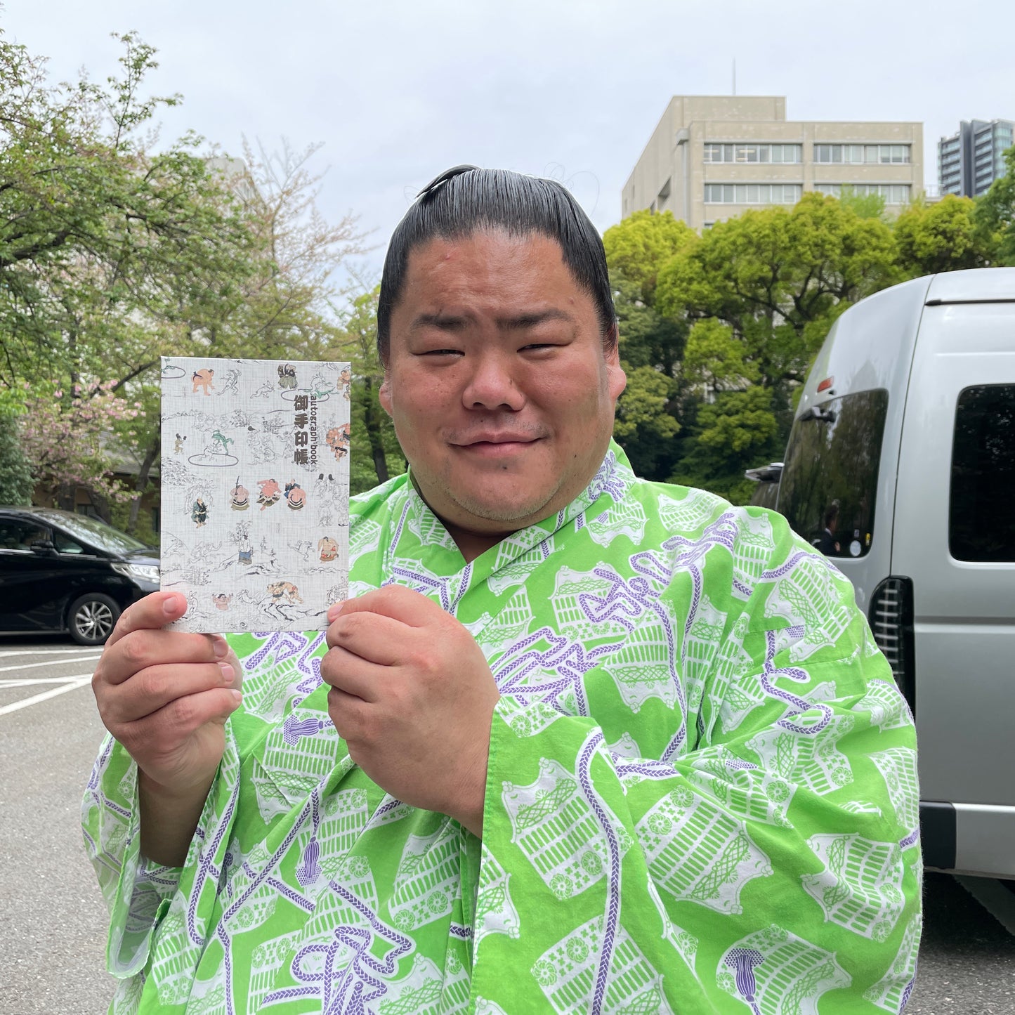 Grand Sumo x Choju-jinbutsu-giga Goshuincho