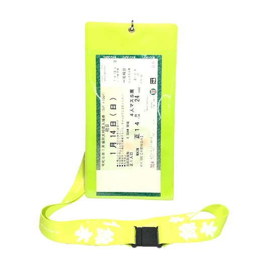 Nobori-style ticket holder: Nishikigi