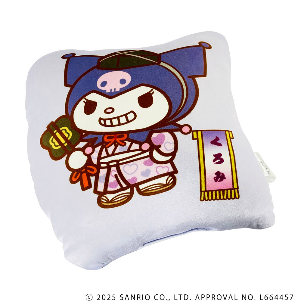 Grand Sumo x Sanrio Characters Die-Cut Cushion (Kuromi)