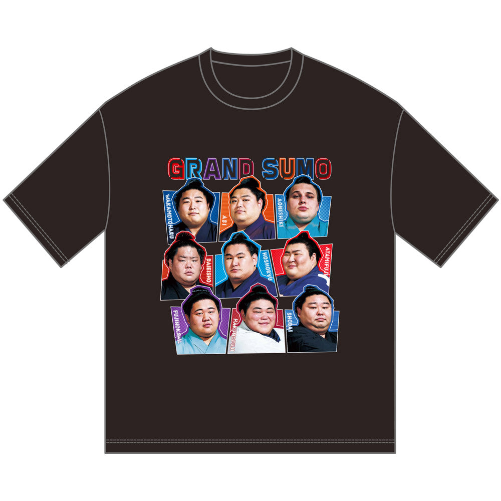 Sumo Wrestler Graphic T-Shirt Vol. 3 (Black)