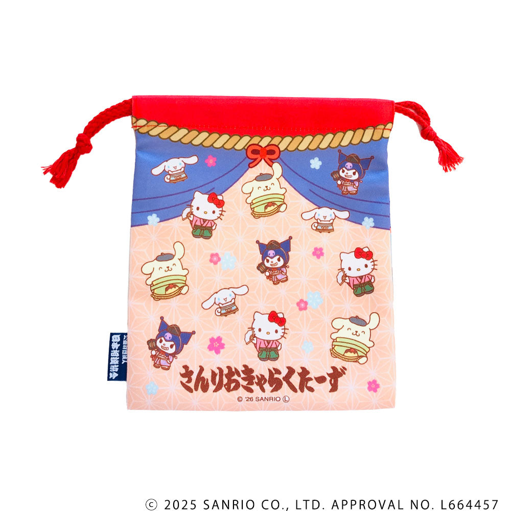 大相撲×サンリオキャラクターズ 巾着