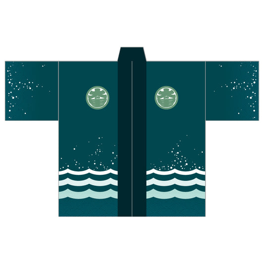 Dye-print style cheering happi coat (Oono-sato)