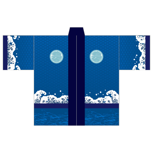 Dye-print style cheering happi coat (Wakamotoharu)