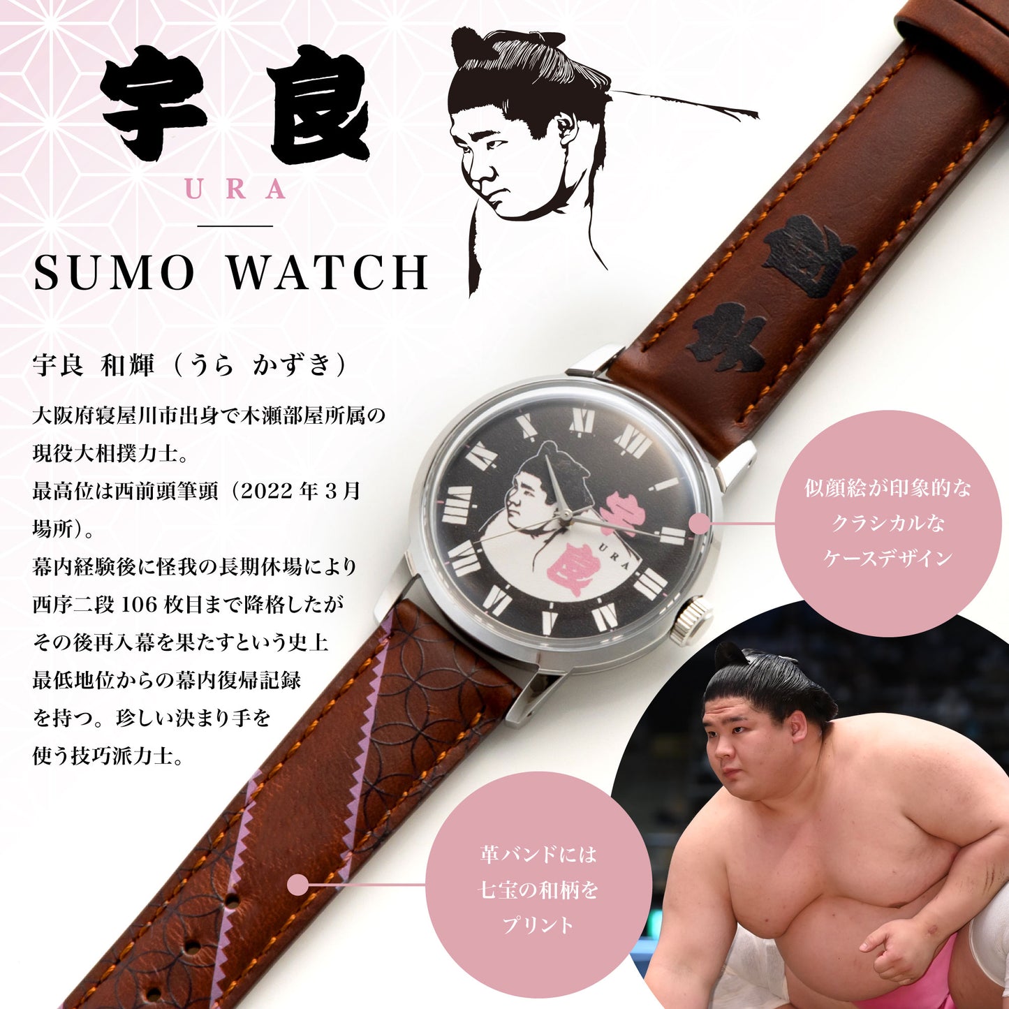 Leather band watch (LVB140)