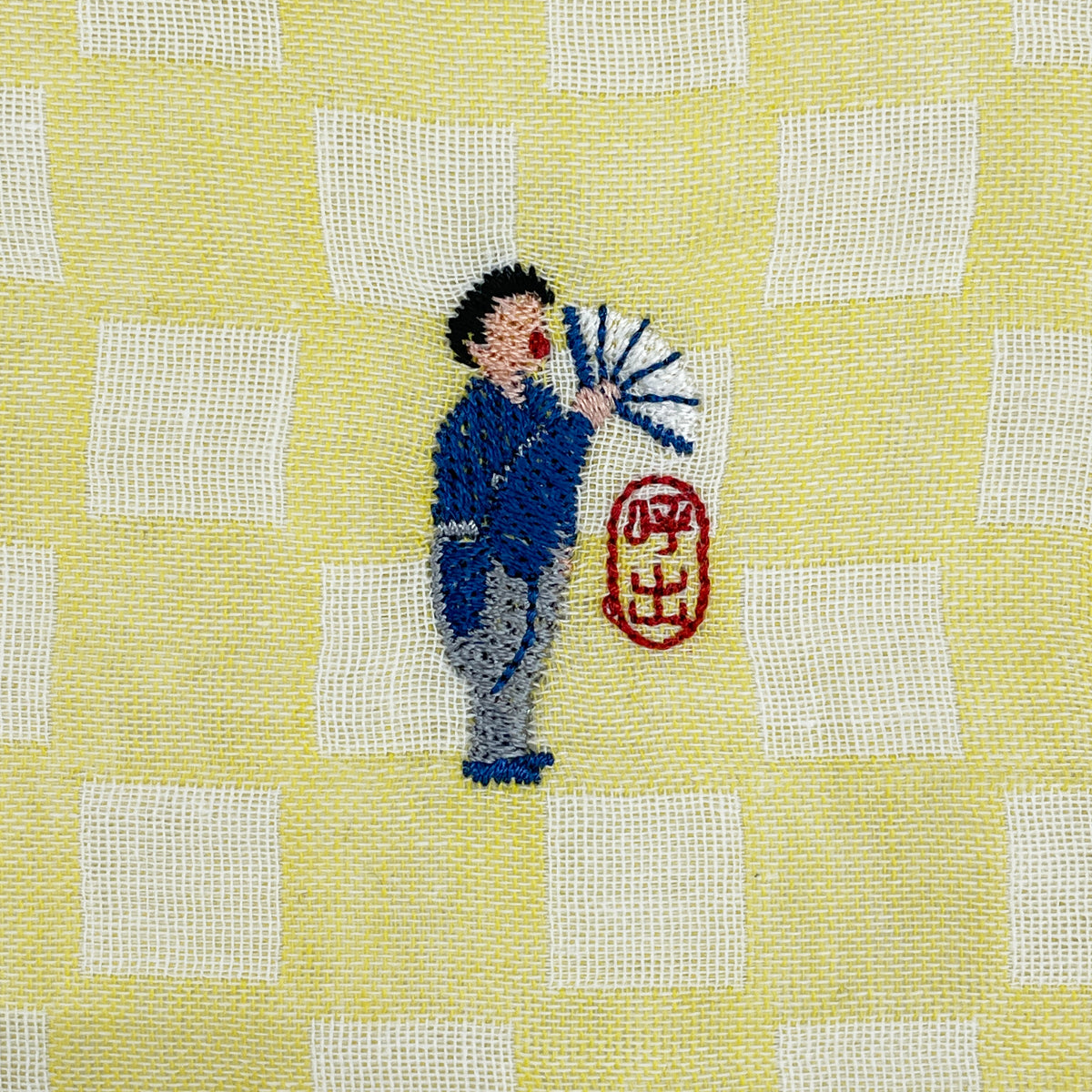 相撲刺繍ハンカチ(呼出)