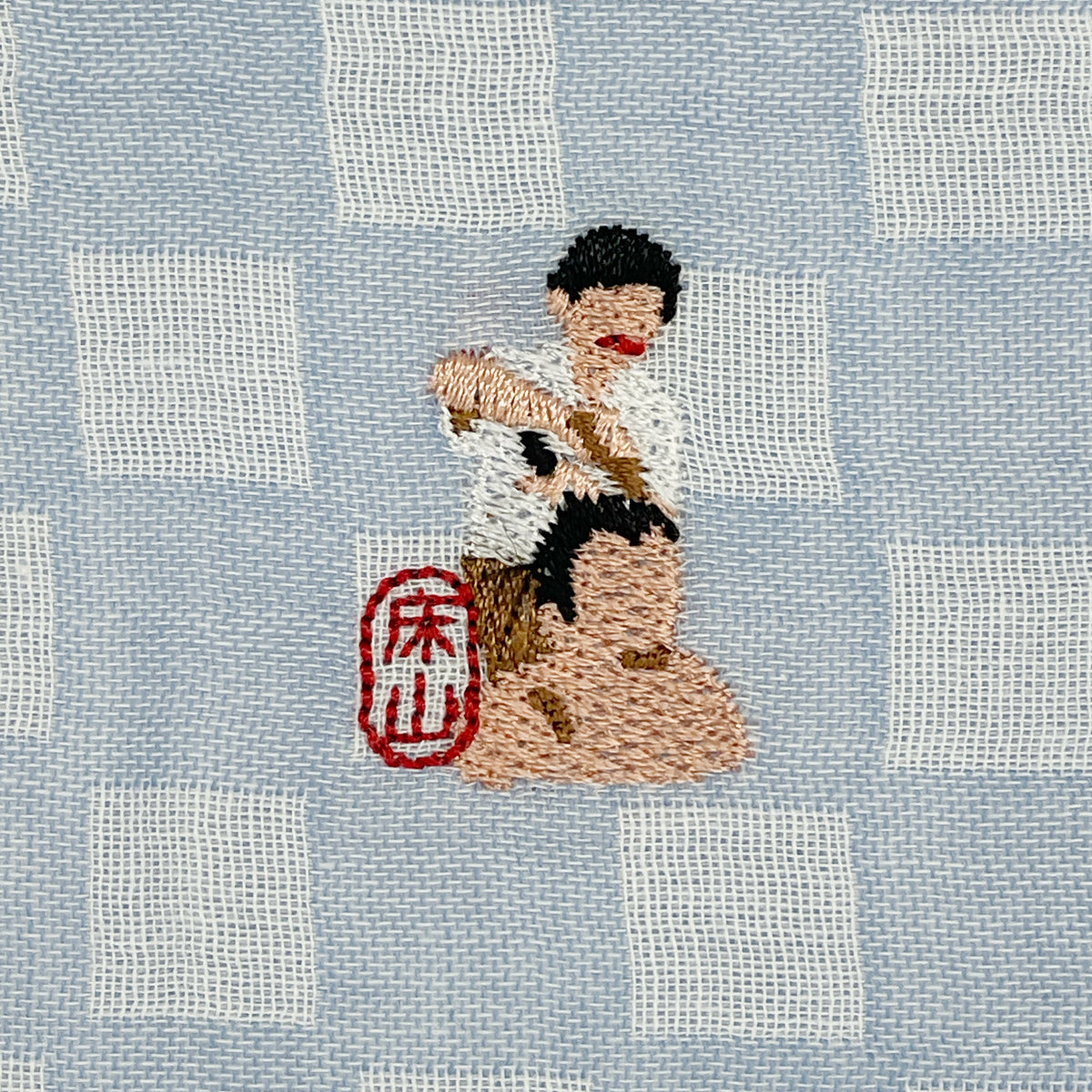 相撲刺繍ハンカチ(床山)