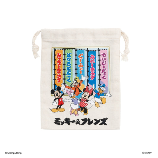 ミニ巾着／ミッキー＆フレンズ