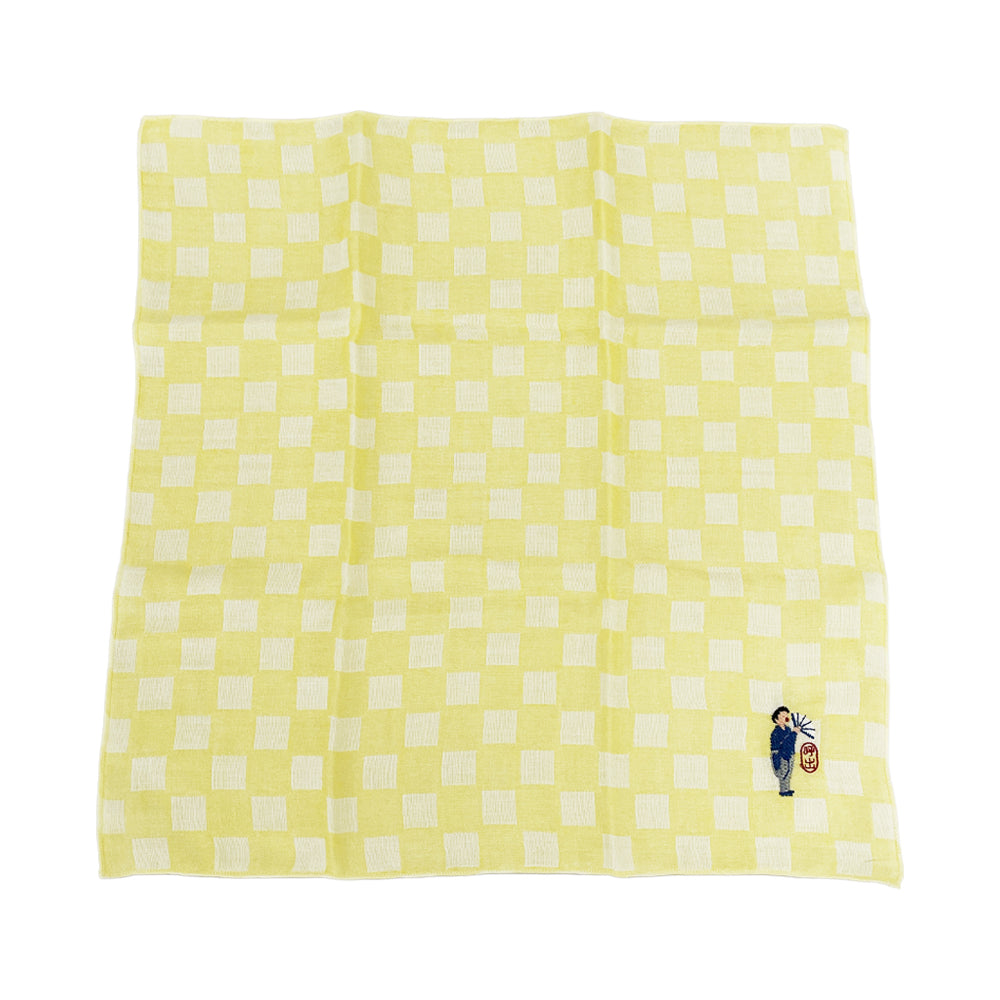 相撲刺繍ハンカチ(呼出)
