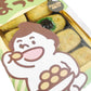 Sumo wrestler's cheeks