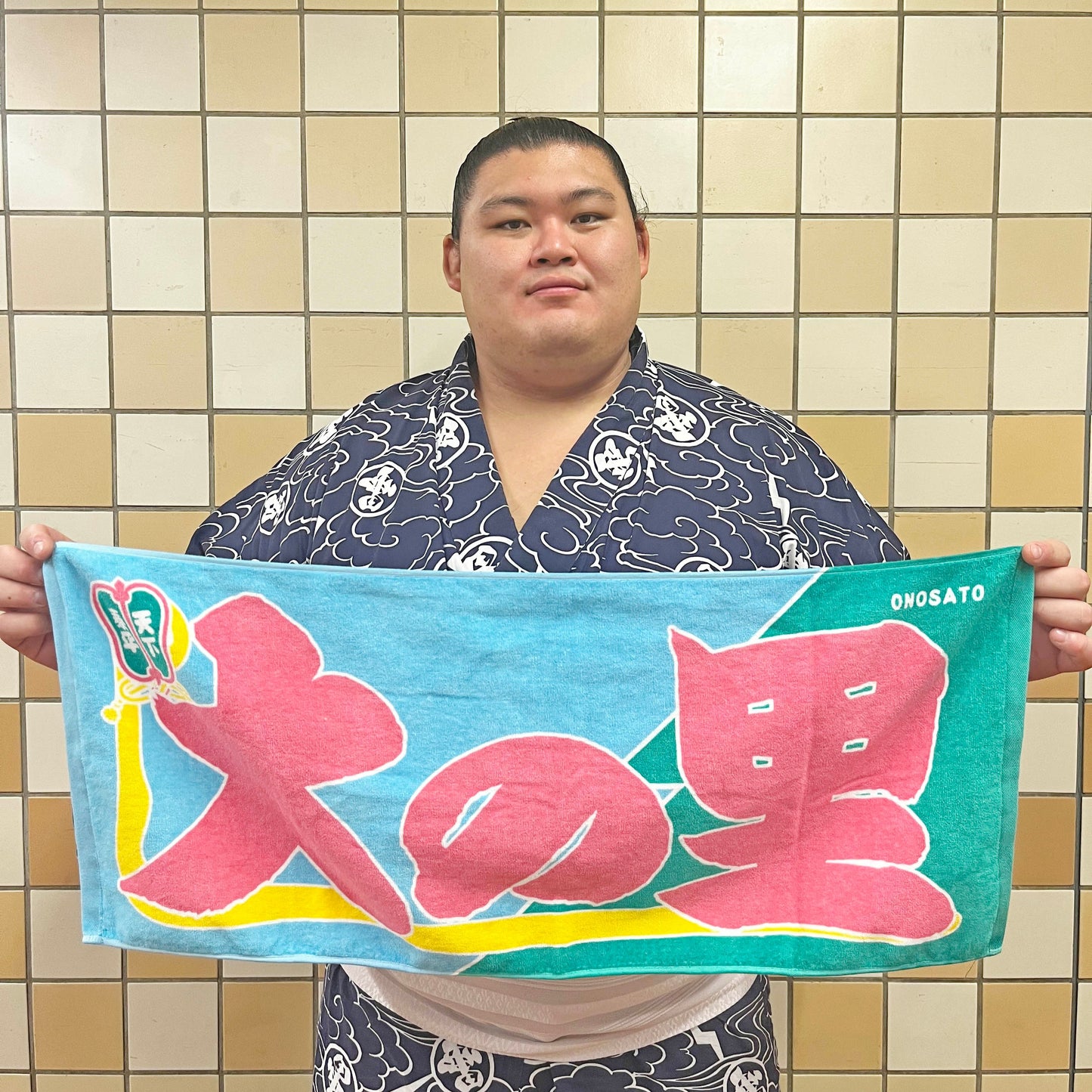 Nobori-Style Rikishi Towel : Onosato