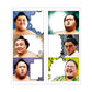Rikishi Speech Bubble Sticky Notes A (ver.3) Onosato, Kotozakura, Kirishima, Oho, Wakatakakage, Ichiyamamoto
