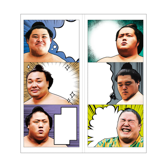 力士フキダシふせんA（ver.3）大の里・琴櫻・霧島・王鵬・若隆景・一山本