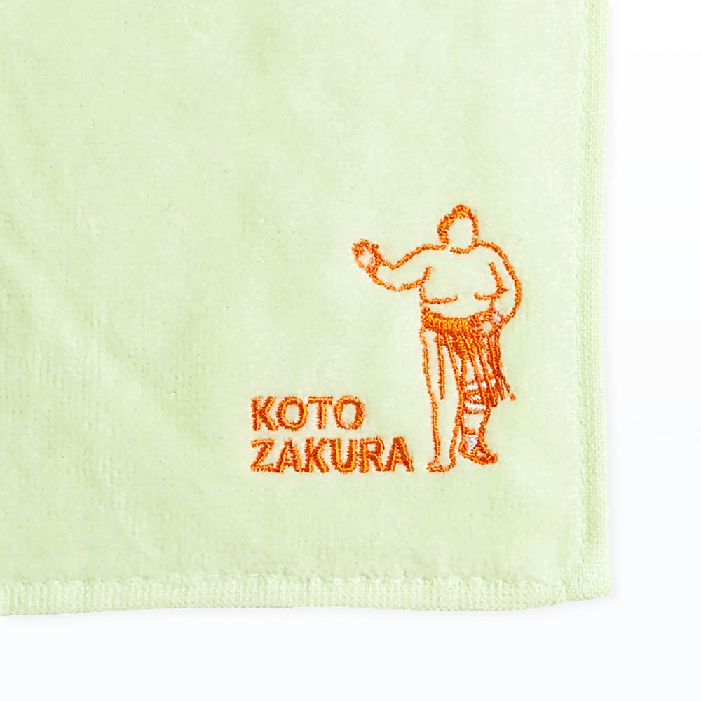 Embroidered handkerchief Kotozakura