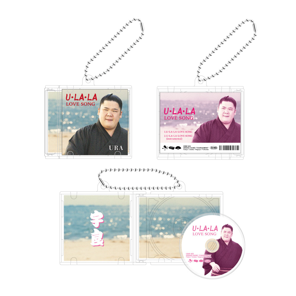 CD風キーホルダー