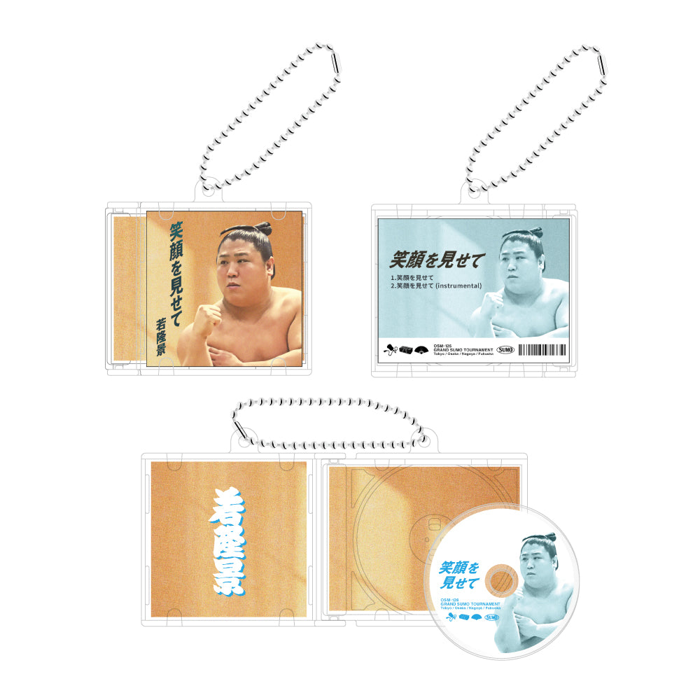 CD風キーホルダー