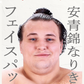 安青錦なりきりフェイスパック