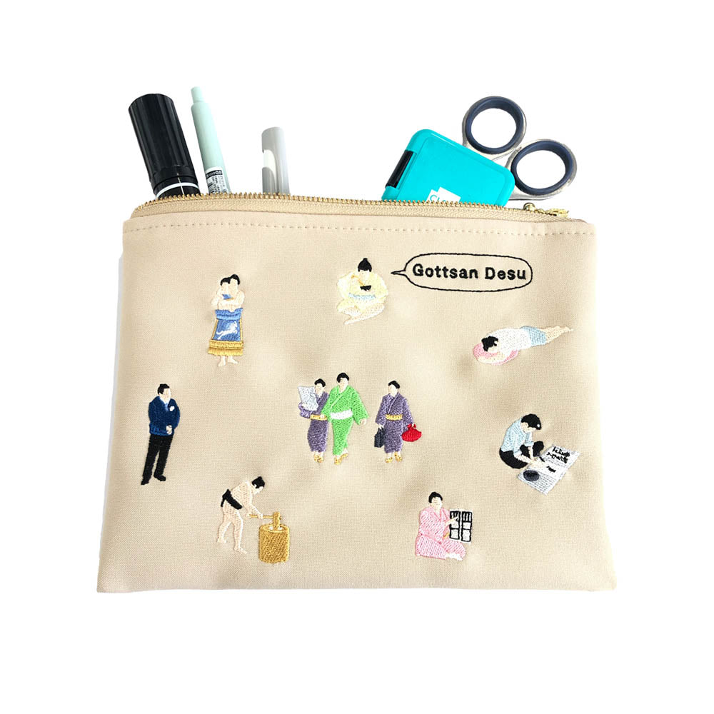 Embroidered Pouch ("Gotsuan desu")