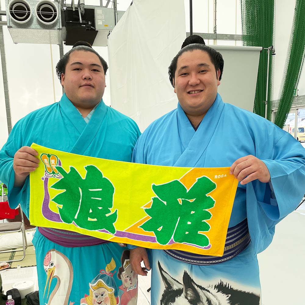 のぼり風力士タオル　狼雅