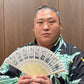 Sumo Wrestler Folding Fan (with case)
