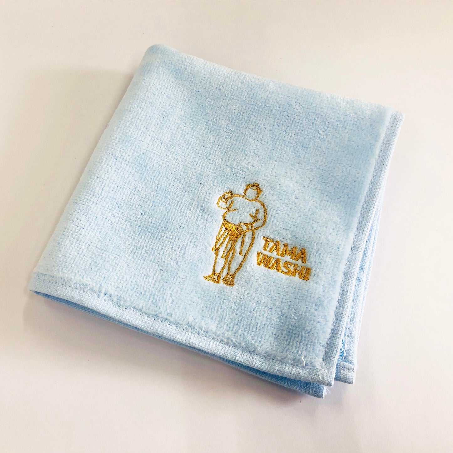 Embroidered Handkerchief: Tamawashi