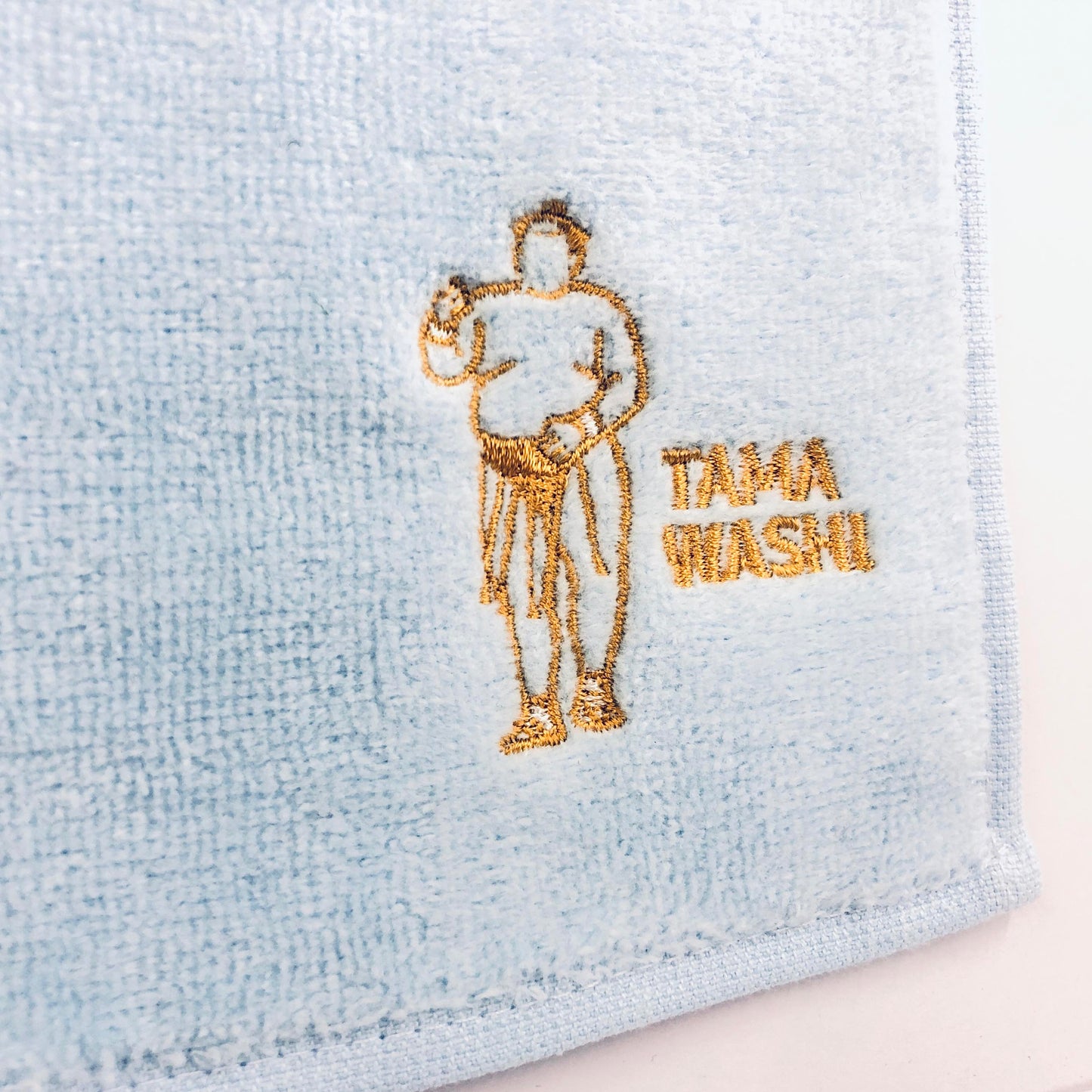 Embroidered Handkerchief: Tamawashi