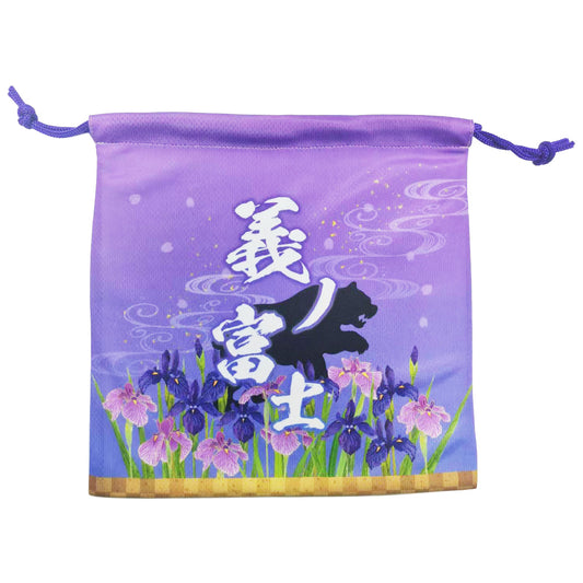 Dye-print style drawstring bag (Yoshinofuji)